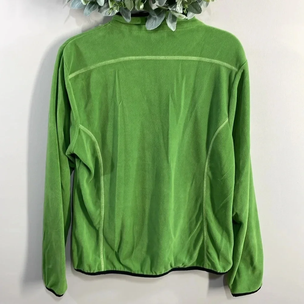 Creblet Full Zip Fleece Jacket Green Black Size 42